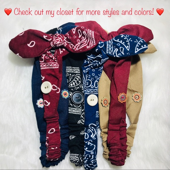 ❤️ Waffle Headband with Buttons for Face Masks!❤️ - Picture 6 of 6